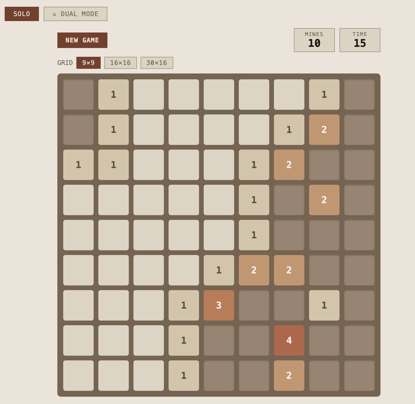 Minesweeper screenshot