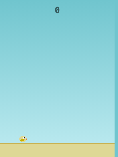 Tap Flight game screenshot — dodging pipe gaps